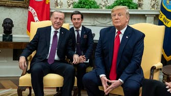 Trump greets Erdogan at White House, says Syria ceasefire holding