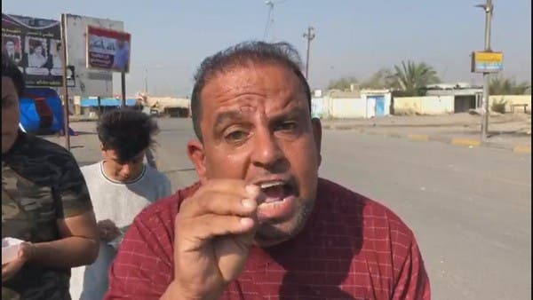 شاهد.. محتجو البصرة يرفضون أحزاباً موالية لإيران