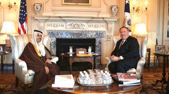 Pompeo meets with Saudi Arabia’s FM Prince Faisal bin Farhan