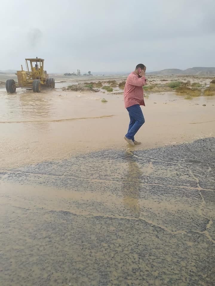 صور للأمطار التي سقطت على محافظة البحر الأحمر الخميس