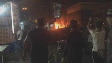 THUMBNAIL_ شاهد  لحظة انفجار سيارة مفخخة بساحة التحرير  في بغداد 