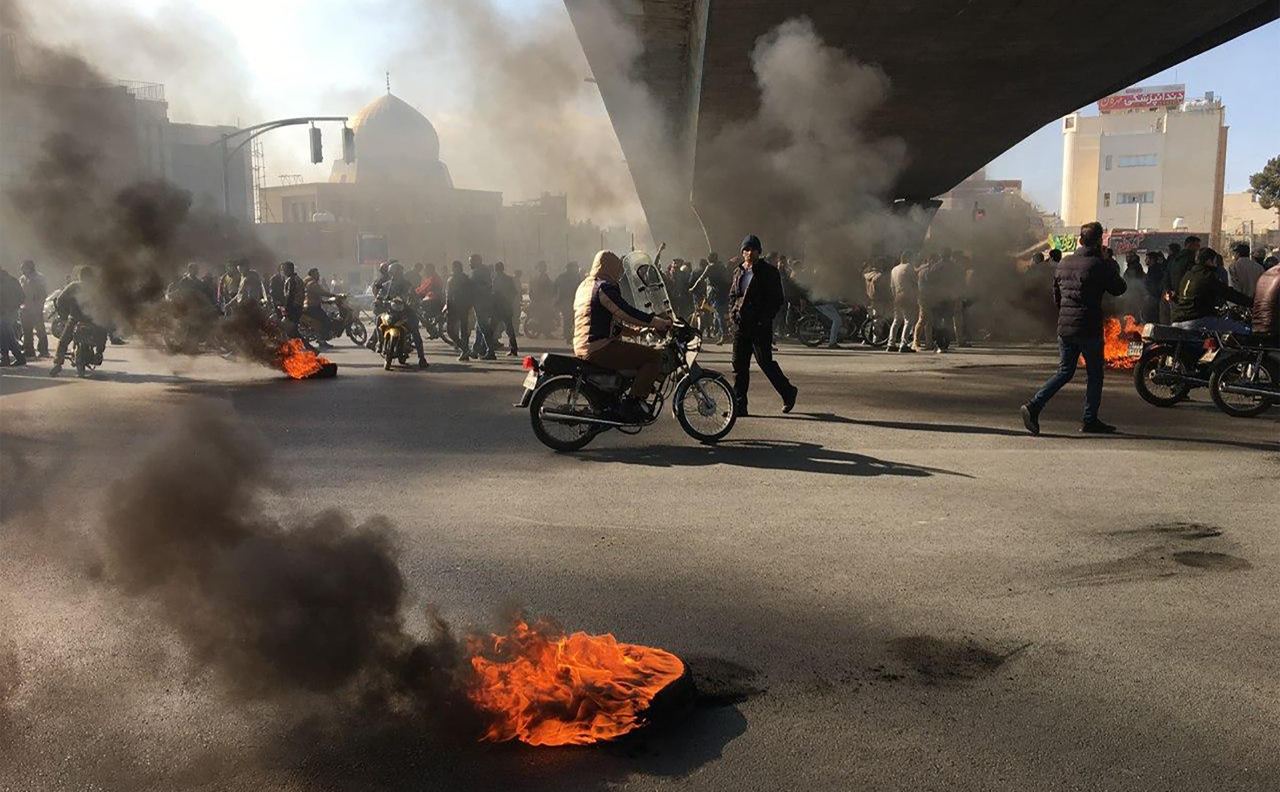 من احتجاجات سابقة في إيران