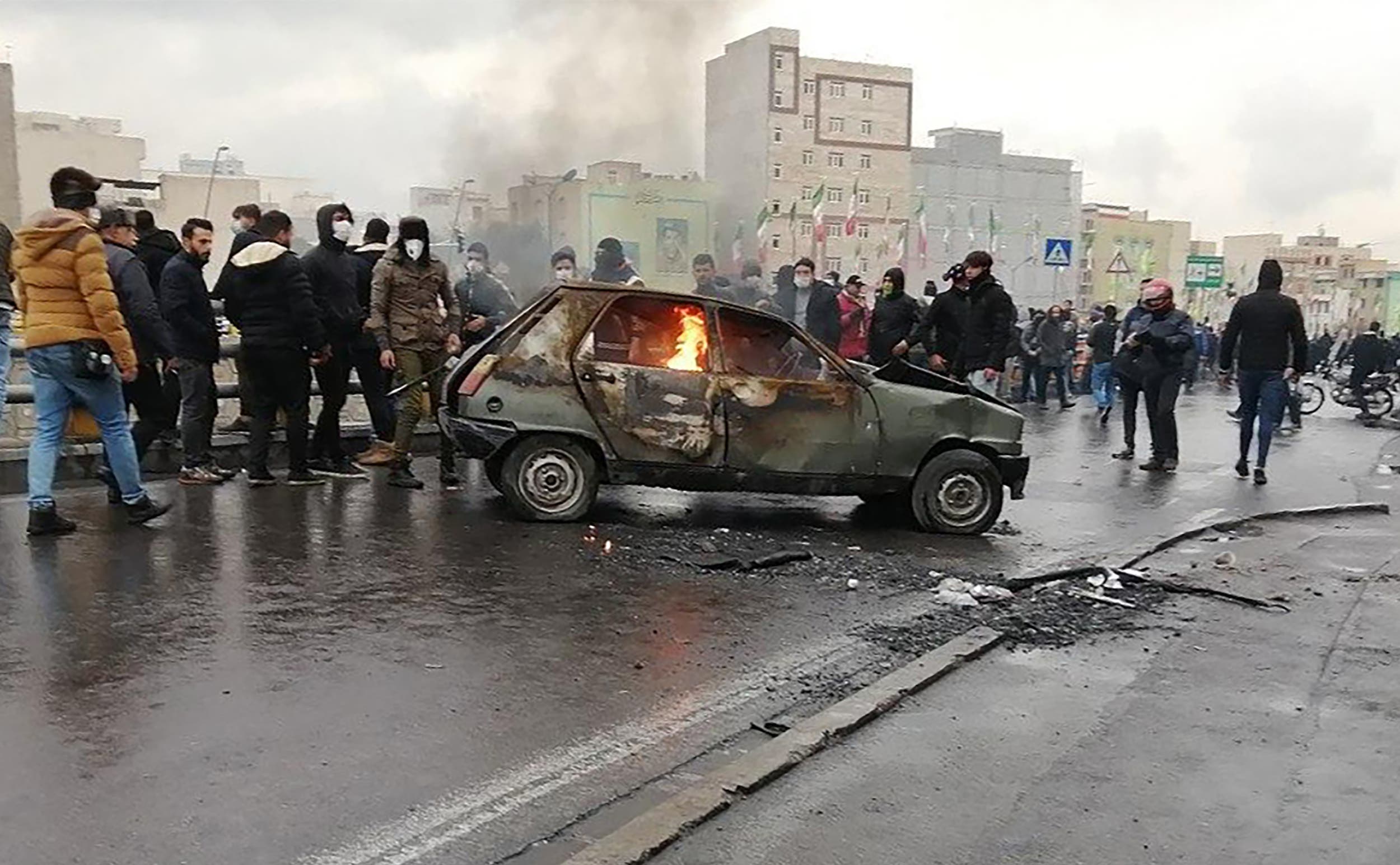 من احتجاجات إيران