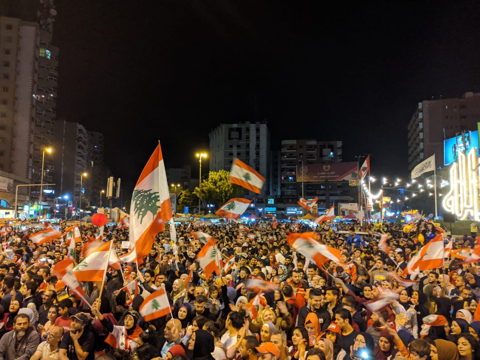 Tripoli protests, taken by Emily Lewis on November 17, 2019.(Emily Lewis)