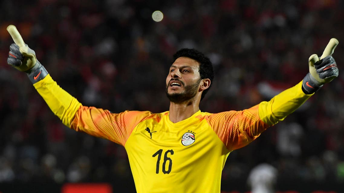 Egypt’s goalkeeper Mohamed El Shenawy made important saves. (File photo: AFP)