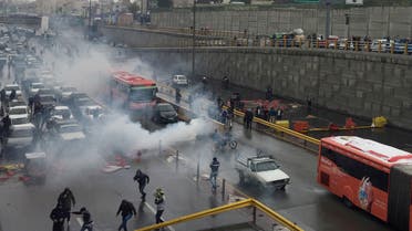 من الاحتجاجات في طهران