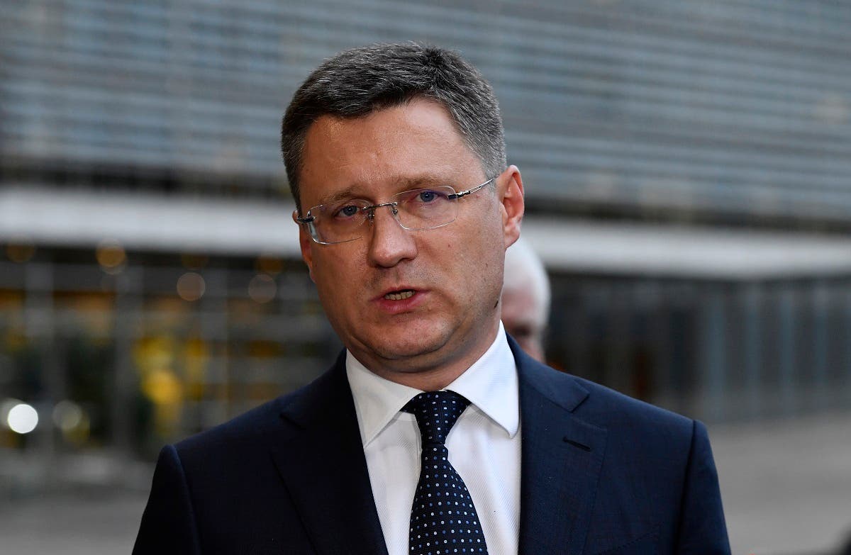 File photo of Russian Minister of Energy Alexander Novak. (AFP)
