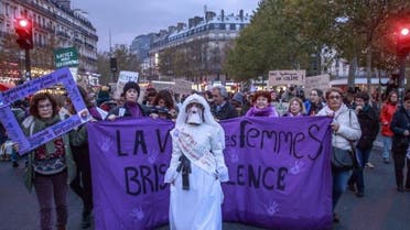مظاهرة فرنسية ضد العنف الأسري