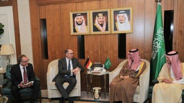 Saudi and German foreign minster meeting