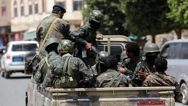 Houthi fighters in Sanaa, Yemen October 31 - Reuters.jpg