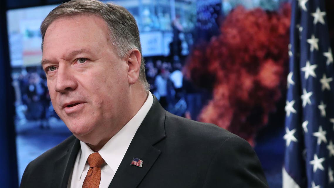 AFP US Secretary of State Mike Pompeo speaks to the media in the briefing room at the State Department on November 26 2019 in Washington