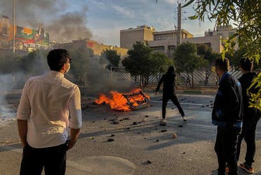 من احتجاجات نوفمبر 2019 في إيران