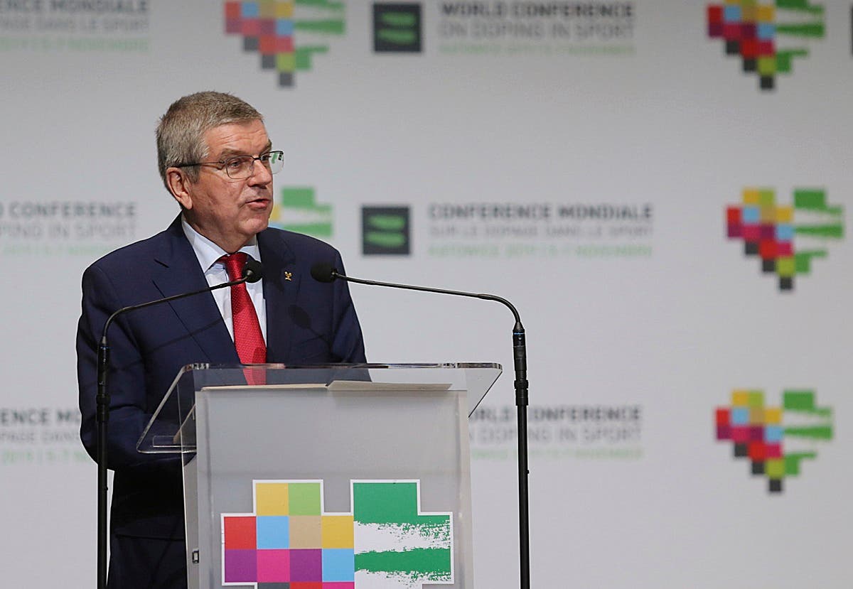 President of International Olympic Committee Thomas Bach.(AP) 