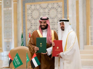 Sheikh Mohammed bin Zayed and Saudi Crown Prince Mohammed bin Salman chaired the second meeting of the Saudi-UAE Coordination Council, which was held in Abu Dhabi. (Supplied)