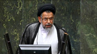 Iranian Intelligence Minister Mahmoud Alavi answers questions from lawmakers in an open session of parliament in Tehran, Iran, Tuesday, Oct. 25, 2016. (AP)