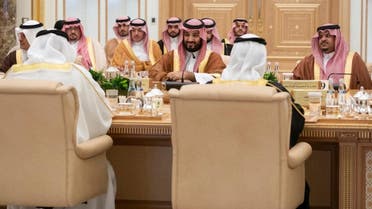 Mohammed bin Salman, Crown Prince and Deputy Prime Minister and Minister of Defense of Saudi Arabia, at the Saudi-UAE Coordination Council meeting in Abu Dhabi on November 27, 2019. (Supplied)