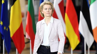 European Commission president-elect Ursula Von der Leyen arrives for the second day of the European Union leaders summit dominated by Brexit, in Brussels, Belgium October 18, 2019. REUTERS