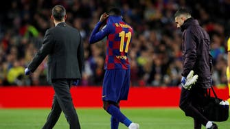 برشلونة يعلن إصابة ديمبلي دون الإفصاح عن مدة غيابه