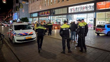 Dutch police block a shopping street after a stabbing incident in the center of The Hague, Netherlands. (File photo: AP)