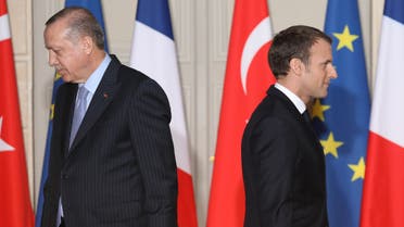 ماكرون وأردوغان في باريس