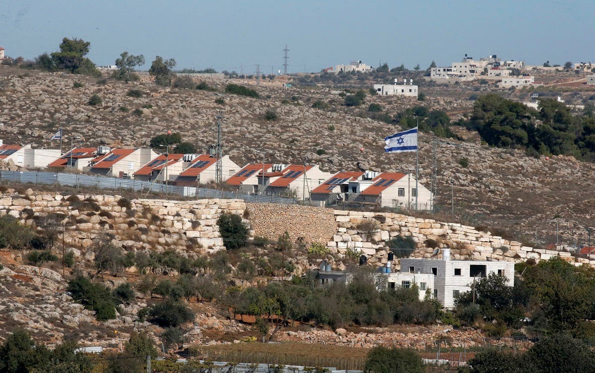 The Israeli settlement of Kyryat Arba in pictured in the occupied West Bank near the Palestinian town of Hebron on November 19, 2019. (AFP)