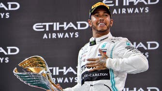 Britain’s Lewis Hamilton wins Abu Dhabi Formula One Grand Prix