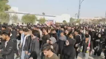 THUMBNAIL_ تظاهرات طلابية في جامعة البصرة دعما لمطالب الحراك 