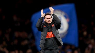 Chelsea's head coach Frank Lampard applauds to supporters at the end of the Champions League, group H, match between Chelsea and Ajax. (File photo: AP)
