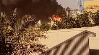 حريق هائل بالمنطقة الصناعية في الخرطوم.. ومقتل 26