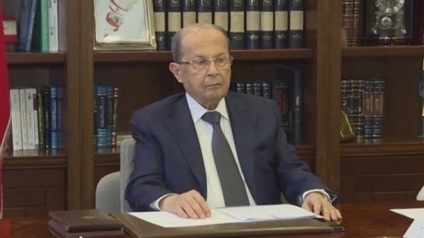 الرئيس اللبناني: نعاني من انكماش اقتصادي كبير