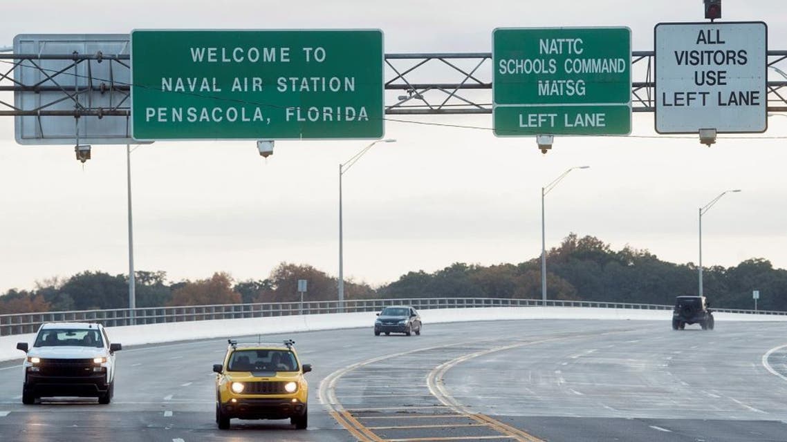 Traffic on and off base was restricted after a shooting at Naval Air Station Pensacola, in Pensacola, Florida, US December 6, 2019. (Photo: Reuters)