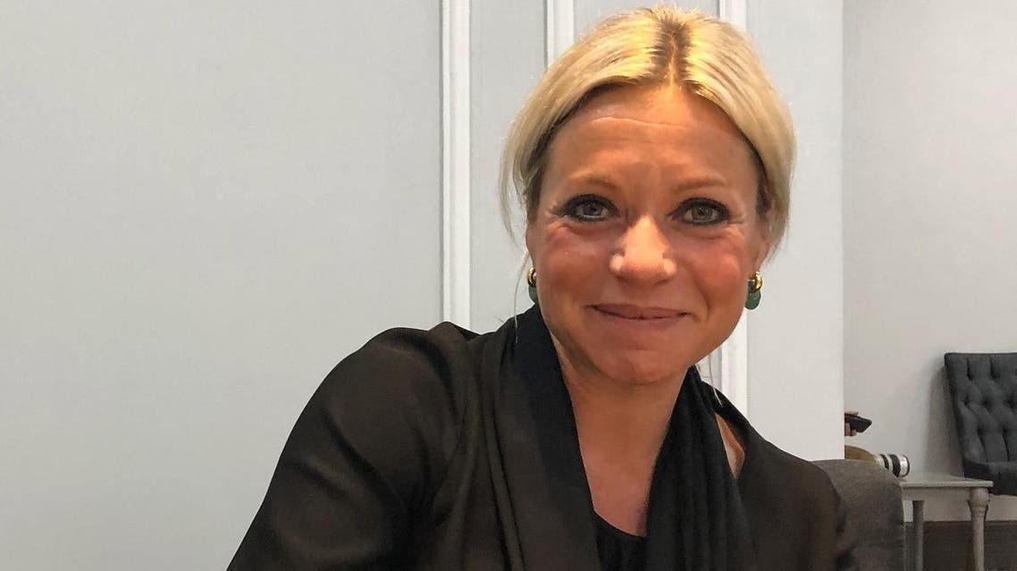 Jeanine Hennis-Plasschaert, head of the United Nations Iraq mission (UNAMI),speaks to AFP in the Iraqi capital Baghdad on November 13, 2019. (AFP)