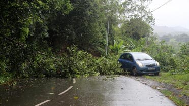 The small French Indian Ocean island of Mayotte announced a red alert as Cyclone Belna closed in on December 8 (AFP)