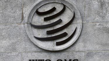 A World Trade Organization (WTO) logo is pictured on their headquarters in Geneva, Switzerland, June 3, 2016. REUTERS/Denis Balibouse