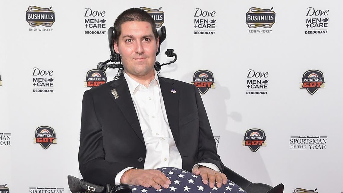 In this file photo taken on December 08, 2014 Pete Frates attends the Sportsman Of The Year 2014 Ceremony on December 9, 2014 in New York City. (AFP)