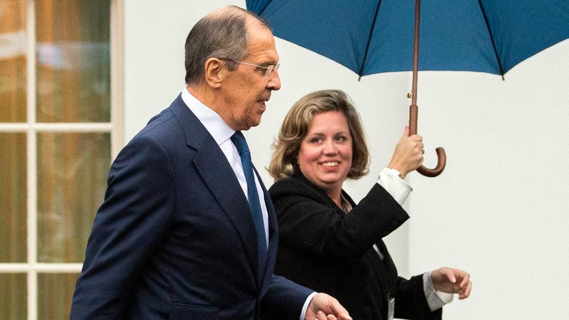 Russian Foreign Minister Sergei Lavrov leaves the White House following a meeting with President Donald Trump, on December 10, 2019, in Washington. (AP)