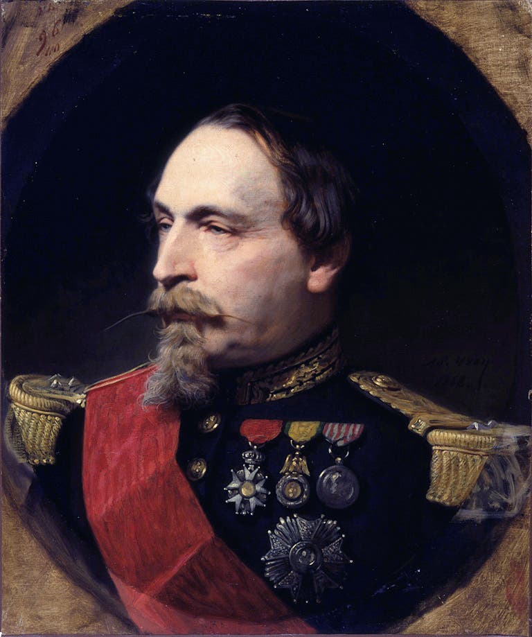 صورة للإمبراطور الفرنسي نابليون الثالث