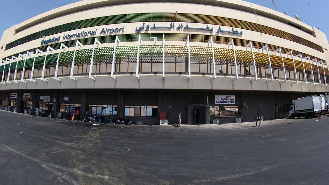 A picture taken on August 5, 2014 shows a terminal at Baghdad International Airport. Head of Iraq's Civil Aviation Authority Nassir Bandar declared last week that Baghdad airport was now highly secured and there was no threat to airplanes passing over the Iraqi sky. AFP PHOTO / AMER AL-SAEDI