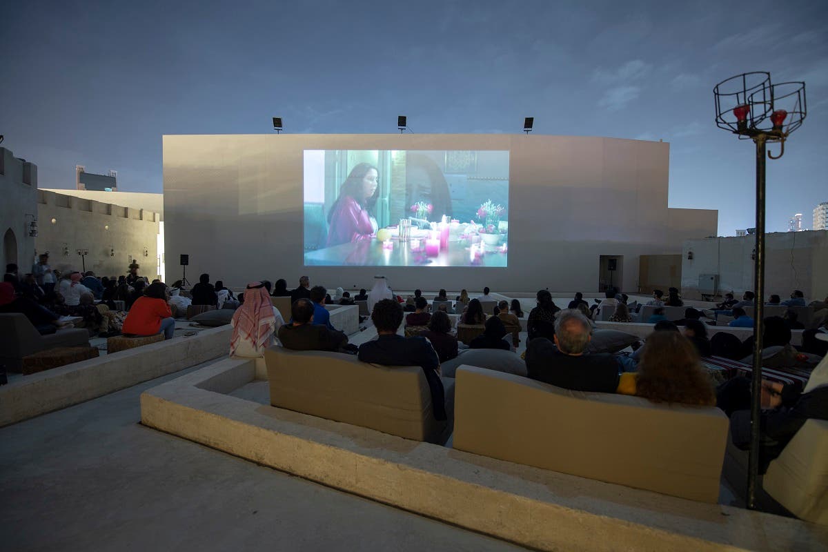 Film screenings for Sharjah Film Platform at Mirage City Cinema, Sharjah Art Foundation, 2010.  (2) Photo -Sharjah Art Foundation