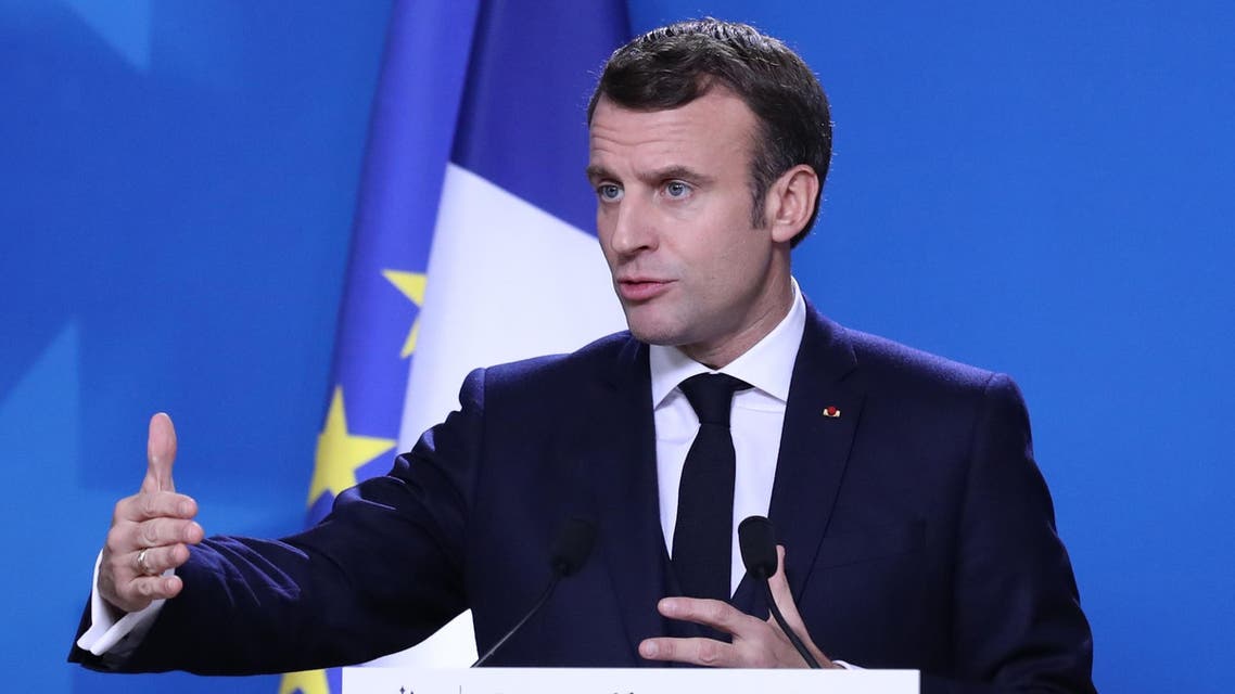 Macron gives a press conference during a European Union Summit in Brussels on December 13, 2019. (Photo: AFP)