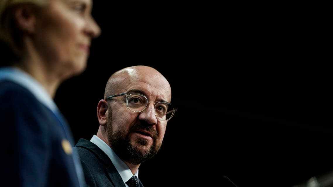 President of the European Council Charles Michel speaks during the European Union Summit at the Europa building in Brussels on December 13, 2019.