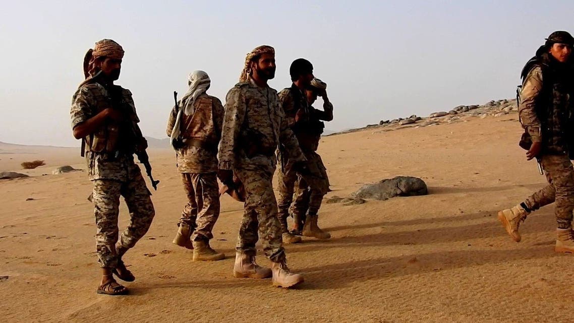 الجيش اليمني سلسلة جبال قشعان في محافظة الجوف 1