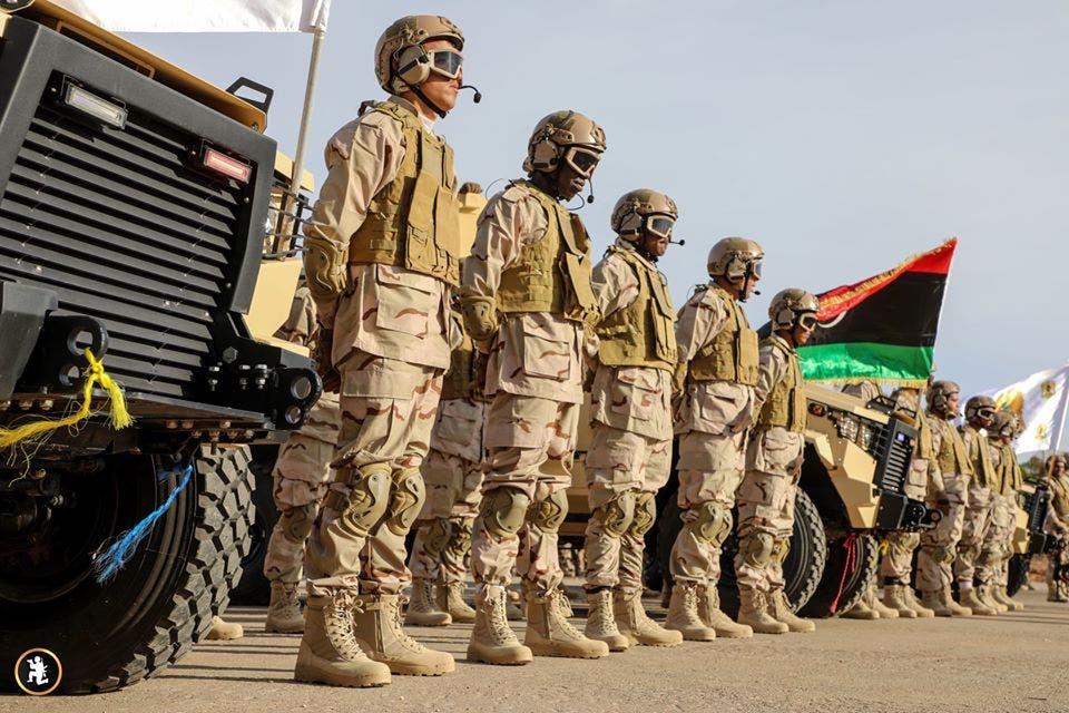 عناصر من قوات الجيش الوطني الليبي