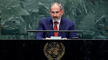Armenian Prime Minister Nikol Pashinyan addresses the 74th session of the United Nations General Assembly. (File photo: AP)