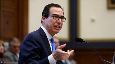 U.S. Treasury Secretary Steven Mnuchin testifies before the House Financial Services Committee in the Rayburn House Office Building on Capitol Hill December 05, 2019 in Washington, DC. (AFP)