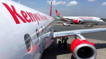 Kenya Airways planes are seen parked at the Jomo Kenyatta International Airport near Nairobi, Kenya November 6, 2019. (Reuters)
