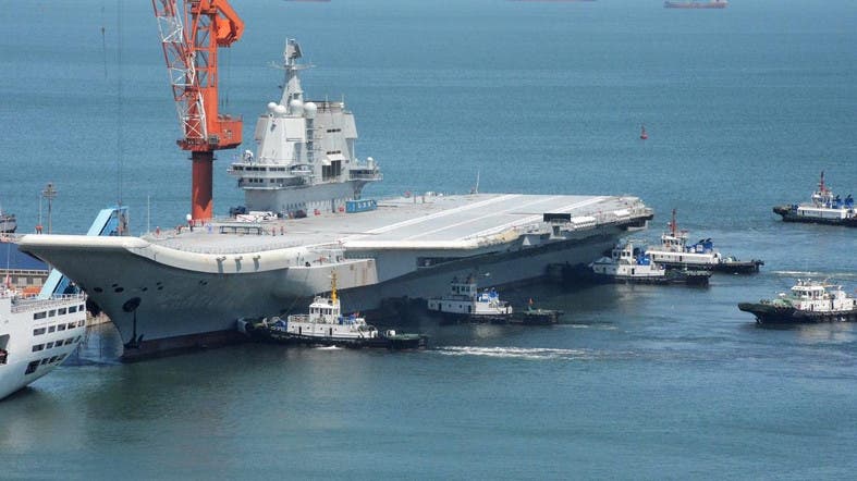 China’s second aircraft carrier enters service: Reports - Al Arabiya ...