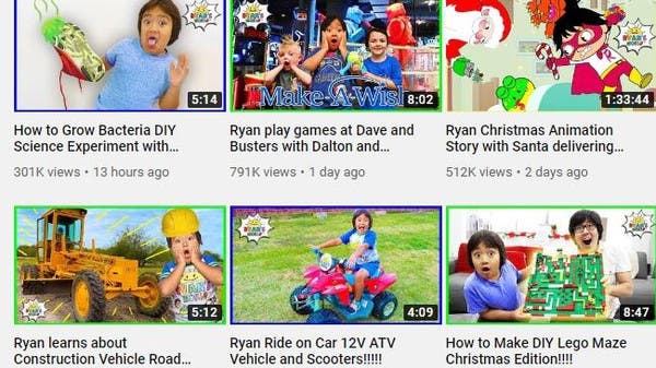 Eight-year-old Is Highest Paid YouTuber, Earns $26 Million In Year