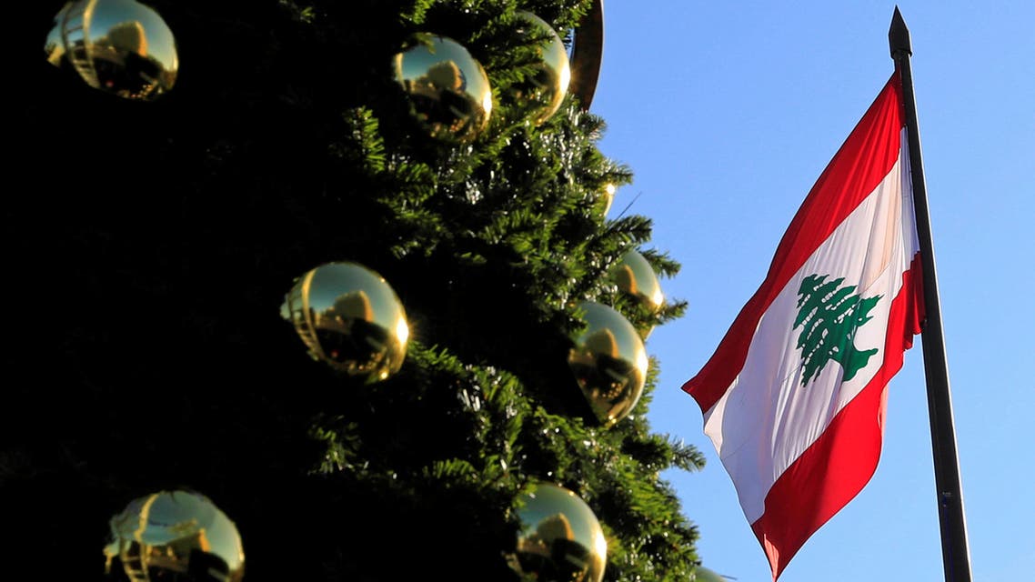 lebanon xmas tree Reuters