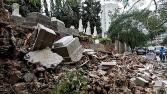 Beirut floodwaters sweep away Jewish graves